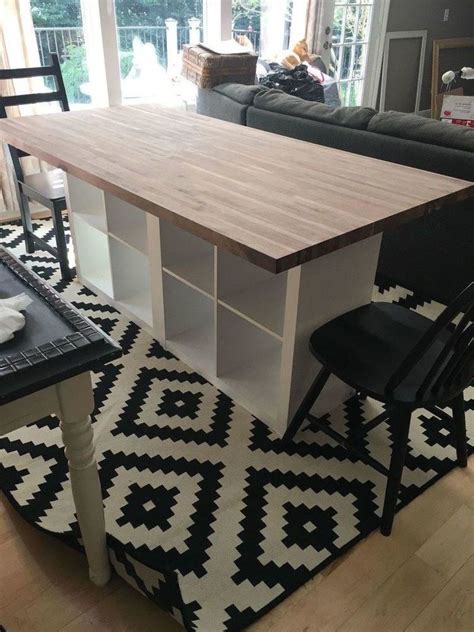 Incorporating a breakfast bar or dining table into your kaboodle kitchen can be a great feature when designing for a large space or open plan living area. Kitchen Table Redo - Part 2 - Butcher Block IKEA Hack ...