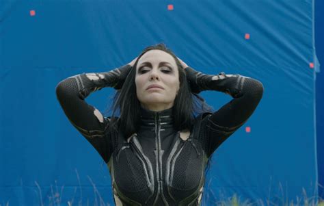 Awesome Cate Blanchett Hela Behind The Scene Images
