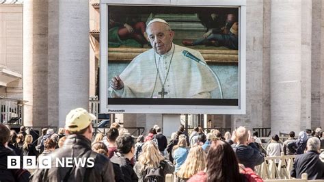 Coronavirus Pope Francis Delivers Blessing Via Videolink