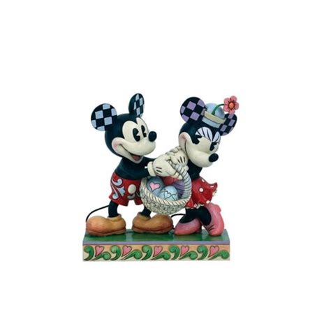 Disney Traditions Mickey And Minnie Mouse Easter Figurine Imperial Games