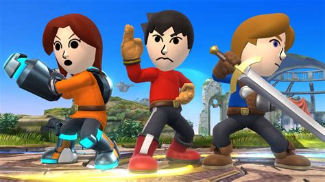 Super Smash Bros Wii U Features Mii Characters As Fighters Amiibos