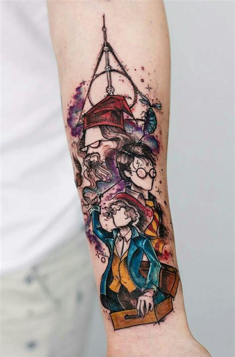 Probably far more enduring than, say, a minions tattoo or even a true detectives period two tattoo. Best Harry Potter tattoo | Harry potter tattoos, Tattoos ...