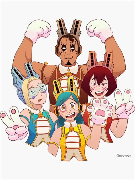 Wild Wild Pussycats Bnha Sticker By Kimswoa Redbubble