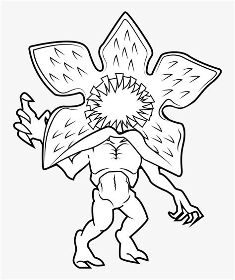 Free printable stranger things coloring pages. Download The Demogorgon Freebie - Illustration PNG Image ...