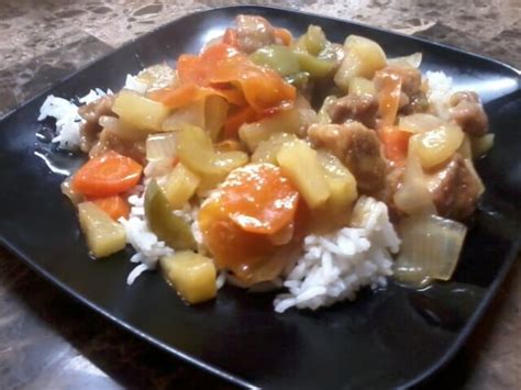 There's something so special, unique and incredibly delicious about this sweet and savory flavor combination of pork and pineapple! Pressure Cooker Hawaiian Pork Recipe from CDKitchen.com