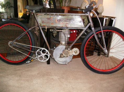 1911 Excelsior Auto Cycle Board Track Racer Cool Display Bike Man Cave Bar