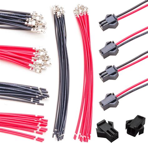 Yoeruyo Sm 254mm Jst Male Connector Kit With 22awg Pre