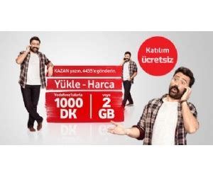 Vodafone Faturasız Yükle Harca Kazan Kampanyası Yenilendi Cep Telefonu