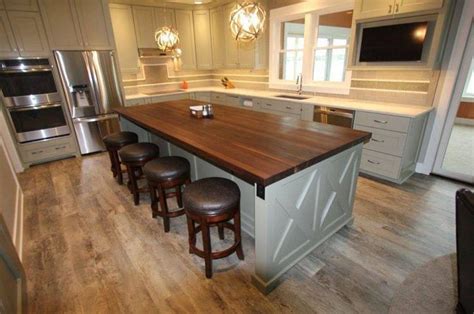 20 Beautiful Kitchen Islands With Seating Butcher Block Kitchen