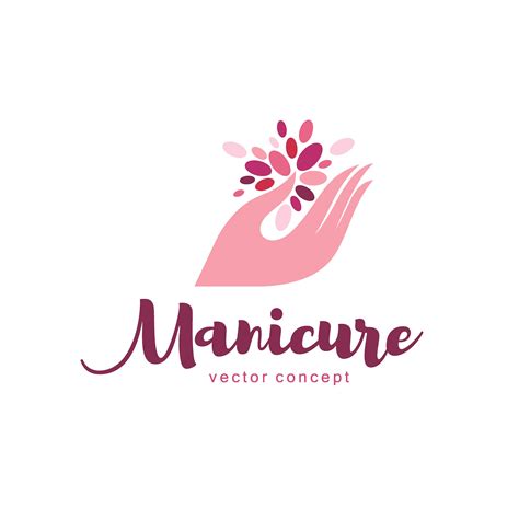 Vector Logo Design For Manicure And Nail Salon Nail Spa Nail Manicure Pedicure Nail Saloon