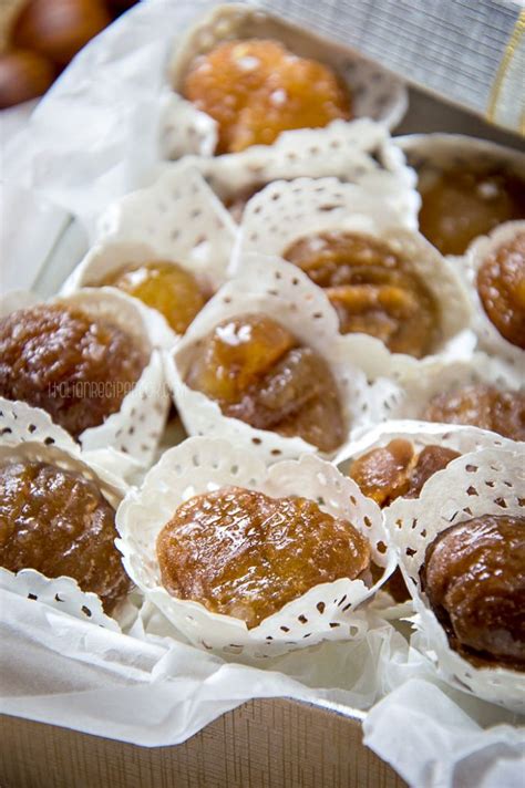 Marron Glacé Candied Chestnut Treats Italian Recipe Book