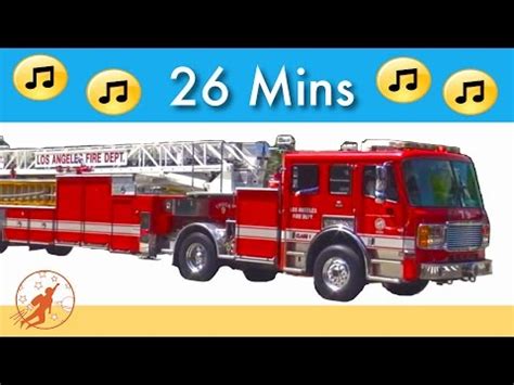 A sing and read storybook. Fire Engine Song for Kids and More Car and Truck Songs for Children - YouTube
