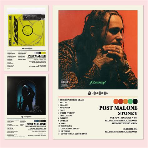 Malone Album Covers