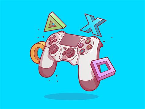 Gaming wallpapers cool ps4 controller wallpaper. PS4 Controller | Retro gaming art, Game controller art ...