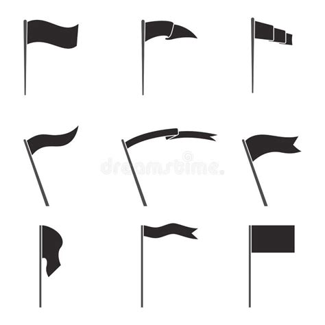 Flags Icons Stock Illustration Illustration Of Pennant 98630115