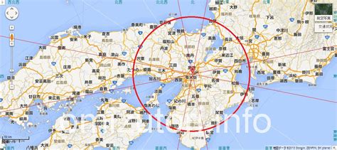 Include (or exclude) self posts. 大阪府寝屋川市から見た吉方位地図＆主なパワースポット
