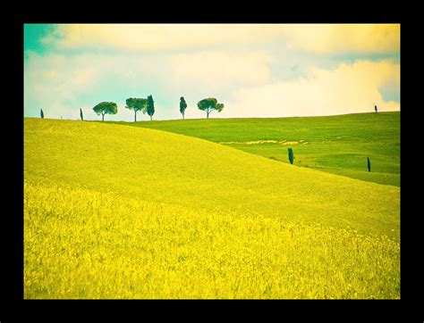 Wallpaper Sunlight Landscape Italy Hill Sky Green Yellow