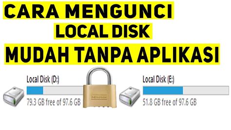 Bagaimana dengan ping, latensi, upload, dan hal lainnya? Cara Mengunci Local Disk Komputer atau Laptop Tanpa ...