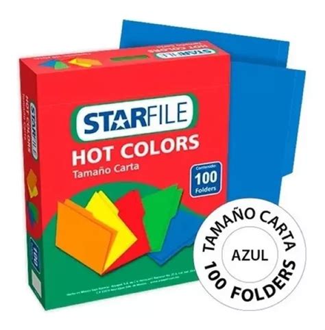 Folders Mapasa Hot Colors Azul Carta C100 F Hot Azul Ca V Meses Sin