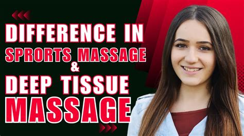 Sports Massage Vs Deep Tissue Massage Discover Differences