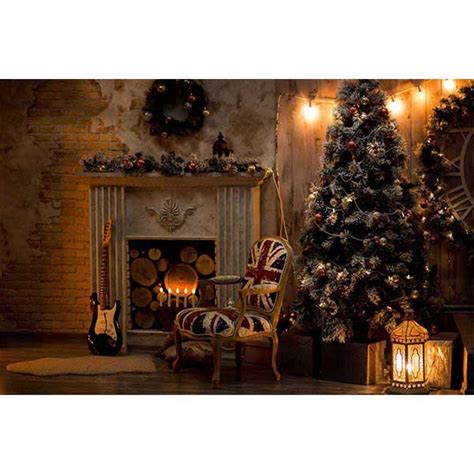 Buy Cheap Fox Affordable Christmas Trees Fireplace Vinylfabric