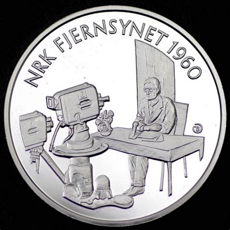 Moderne dansemusikk i nrk fortsetter: Norge, erindringsmedalje, one ounce finsølv *NRK 1960 ...