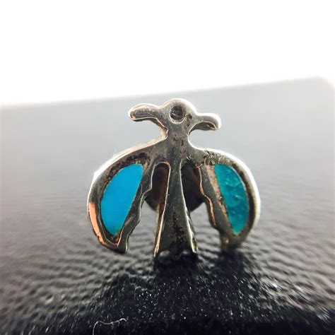 Vintage Native American Thunderbird Tie Tacklapel Pin Sleeping