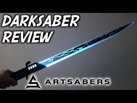 The Mandalorian Darksaber Review from Artsabers! - YouTube