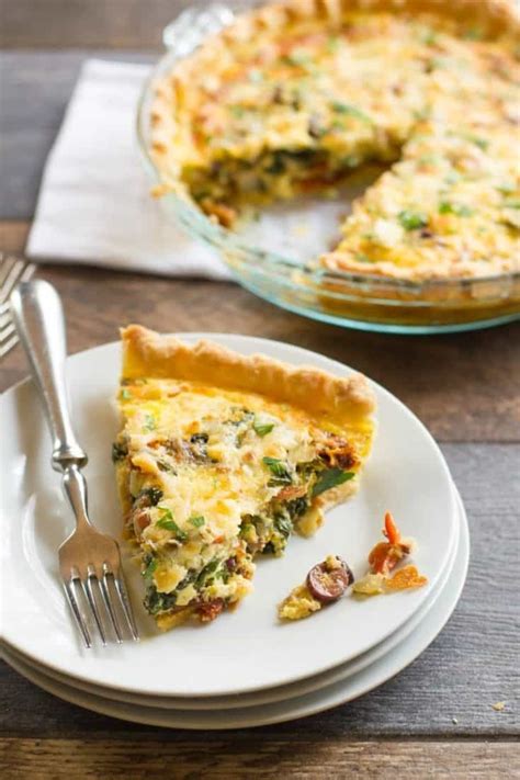 Veggie Mediterranean Quiche Wholefully