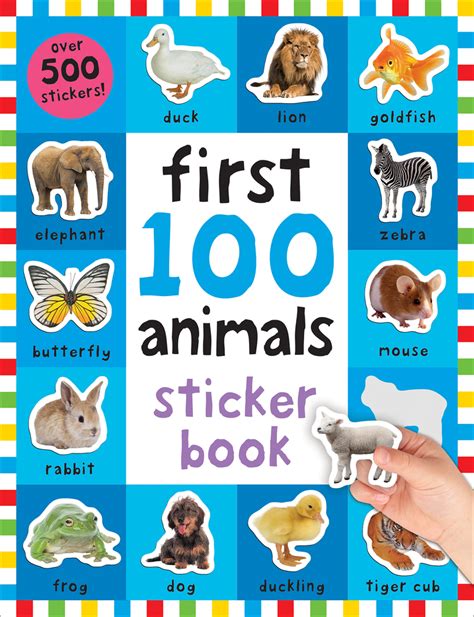 First 100 Stickers Animals Roger Priddy Macmillan