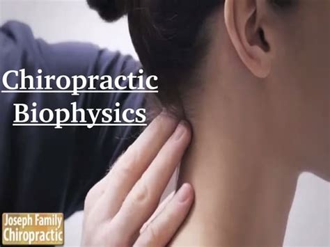 Chiropractic Biophysics Ppt