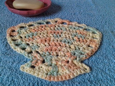 Crochet Is The Way Free Pattern Scallop Seashell Washcloths