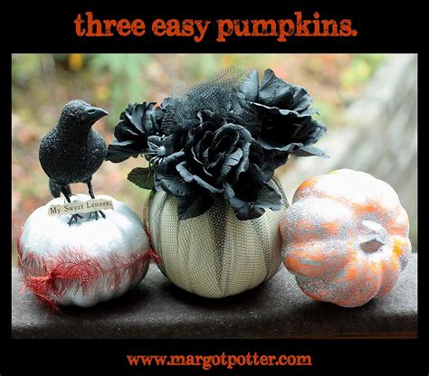 The Impatient Crafter Diy Three Easy Halloween Pumpkins