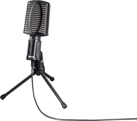 Hama Mic Usb Allround Pc Microphone Black Corded