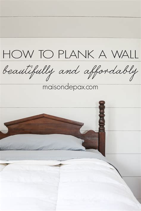 I know i'm not the only one out there who is absolutely loving hgtv's new show, fixer upper, and jo's amazing farmhouse style. How to Plank a Wall (DIY Shiplap) - Maison de Pax