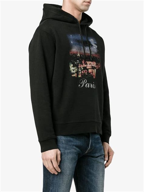 Shop balenciaga hoodies for women at farfetch and find oversized styles and reworked logos that have become synonymous with the french fashion riffing on everything from the pop cultural to the political, the edit of balenciaga hoodies features witty motifs and reworked logos that have become. Lyst - Balenciaga - Paris Printed Hoodie - Men - Cotton ...