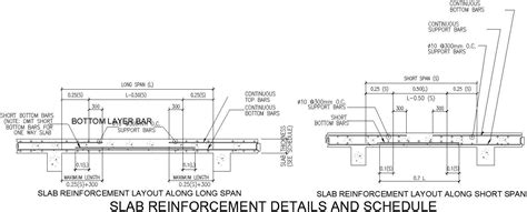 Slab Reinforcement Detail Drawing In Dwg Autocad File Cadbull Images