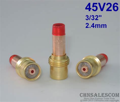 3 Pcs 45V26 Collet Body Gas Lens For Tig Welding Torch WP 17 18 26 2
