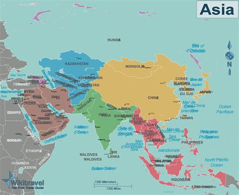 Map Of Asia With Countries And Capitals Labeled United States Map