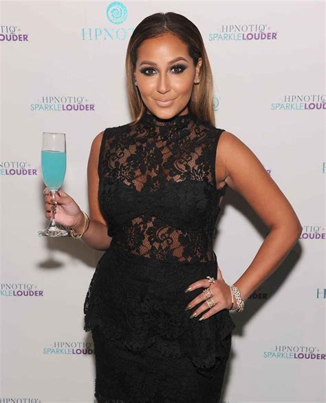 Adrienne Bailon Looking Fashionable At Sparkle Louder Launch Event In