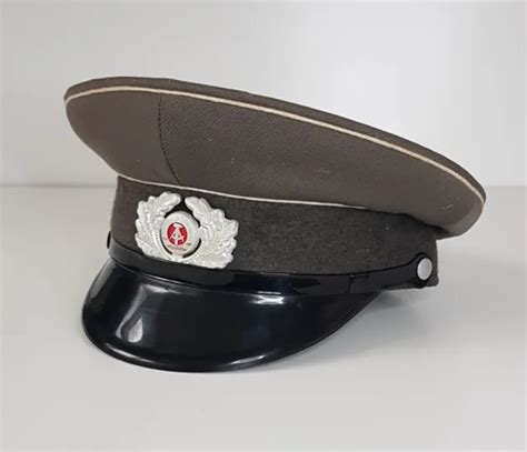 Vintage East German Army Nva Enlisted Officer Military Hat Cap Size 56