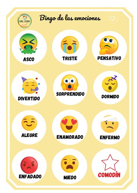 Bingo De Las Emocionespage 0003 Orientación Andújar Recursos