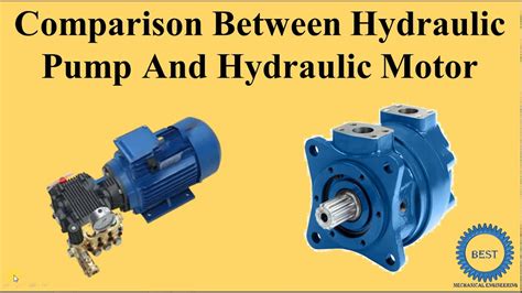 Comparison Between Hydraulic Pump And Hydraulic Motor Youtube