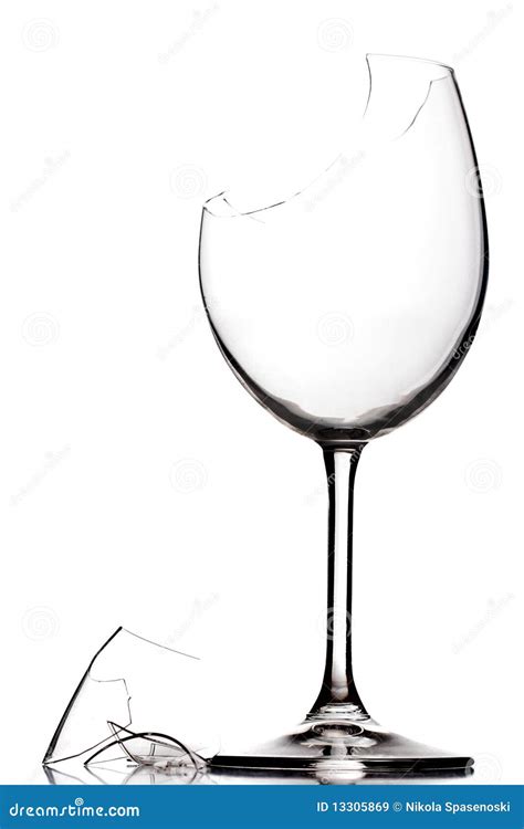 Broken Wine Glass Royalty Free Stock Images Image 13305869