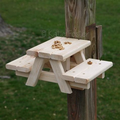 Watching the squirrels have their own breakfast at this tiny table set up never fails to give me a reason to smile, and so will you. Runs for Cookies: How to Build a Squirrel Picnic Table (a ...
