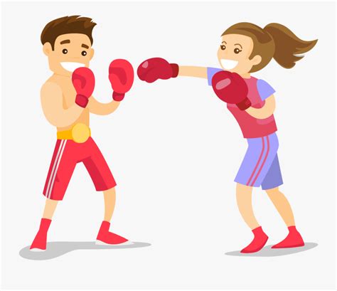 Kickboxing Animation Clipart Png Download Animated