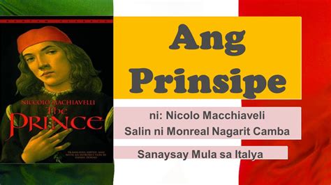 Ang Prinsipe Niccolo Machiavelli Filipino 10 Youtube