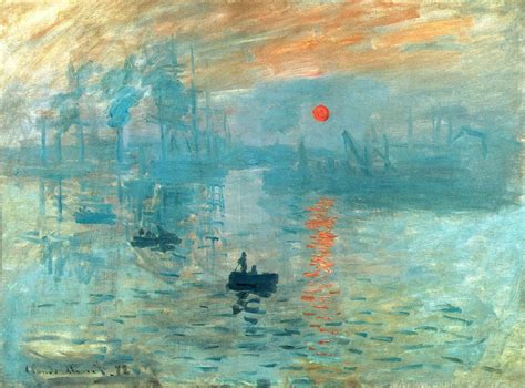 Impression Soleil Levant Monet 1872 What Start Everything Monet
