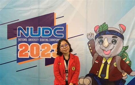 Mahasiswa Fib Unhas Raih Penghargaan Pembicara Terbaik Pada Nudc 2023