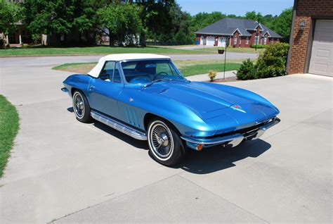1965 Corvette Convertible 327365hp Nassau Blue Sold Inventory